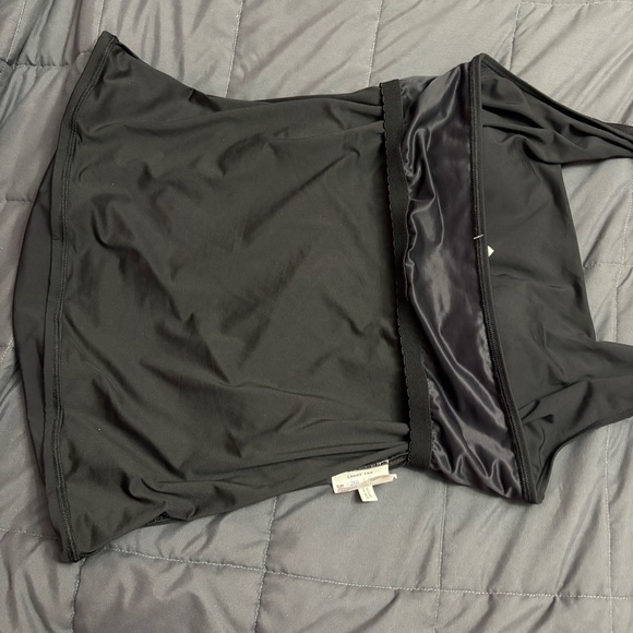 Land's End Square Neck Halter Tankini Swimsuit Top - Size: 16L - Picture 10 of 16